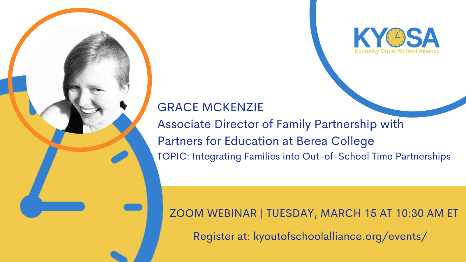 GRACE MCKENZIE Associate Director of Family Partnership with Partners for Education